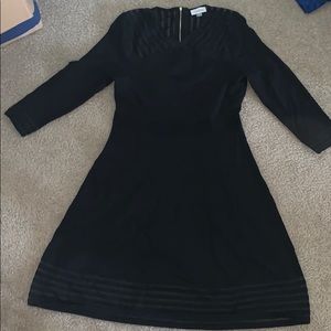 Black 3/4 sleeve dress